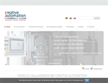 Tablet Screenshot of creative-automation.de